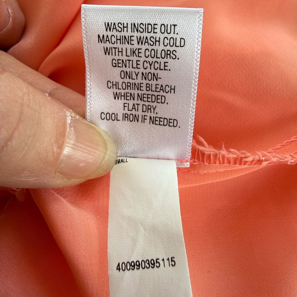 Dana Buchman Coral Sleeveless Blouse - Picture 10 of 10